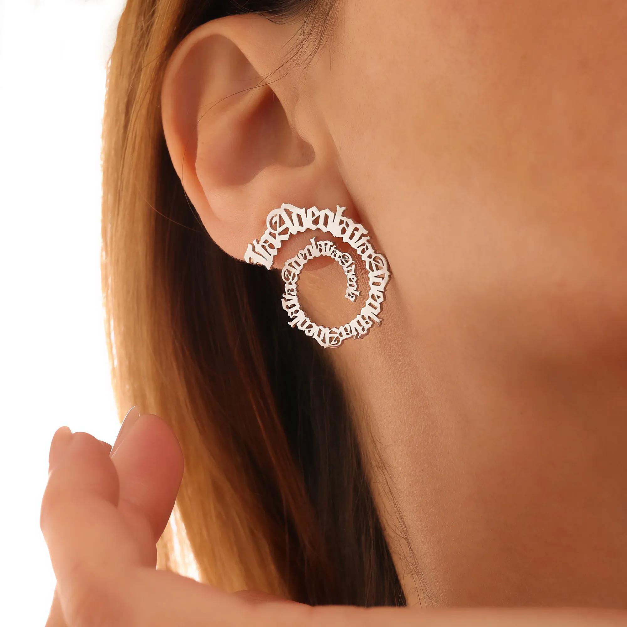 Spiral Earrings sold by Folklore Shop product image thumbnail 3
