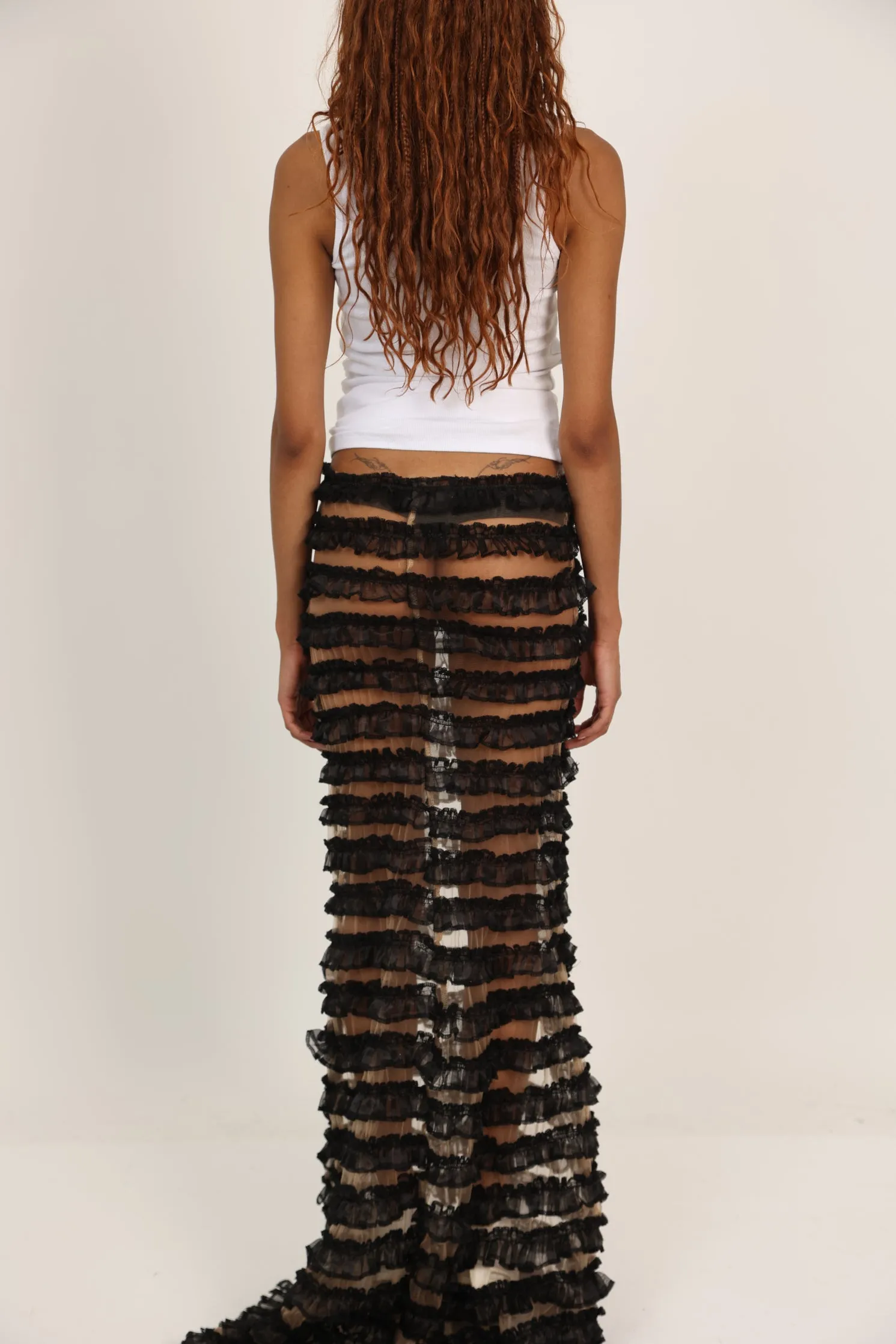 Ruffle Trim Skirt sold by Folklore Shop product image thumbnail 2