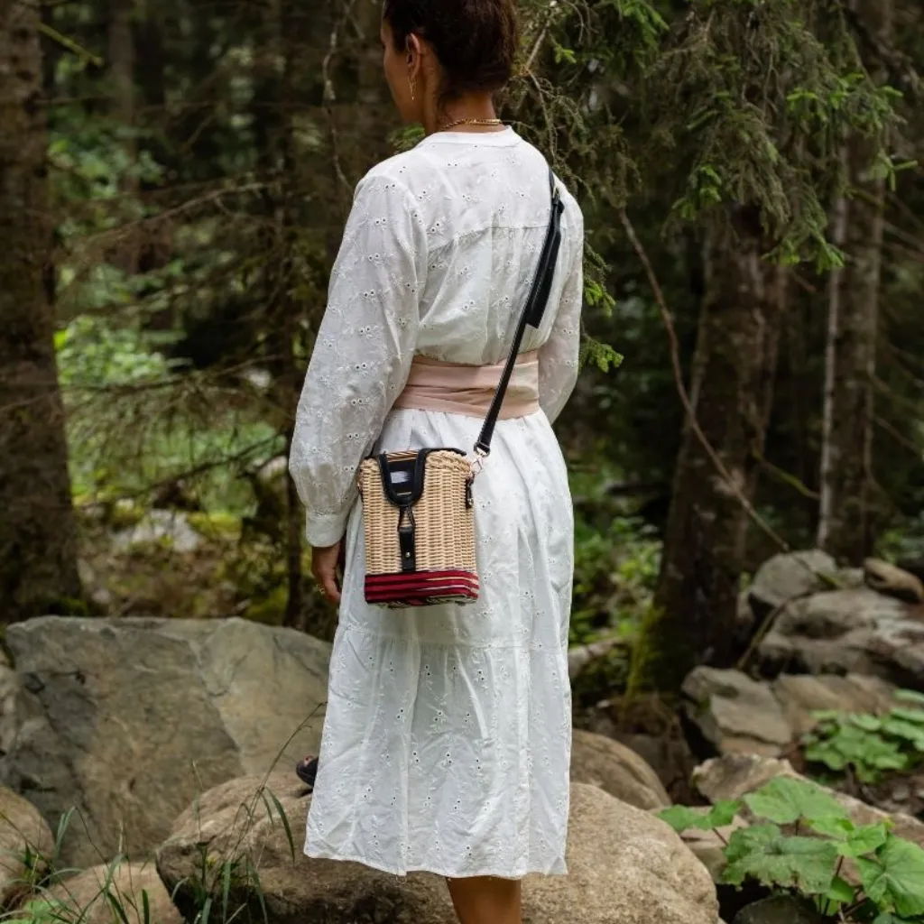 PARPALİ - Black Wicker Cross Body Bag sold by Folklore Shop product image thumbnail 4