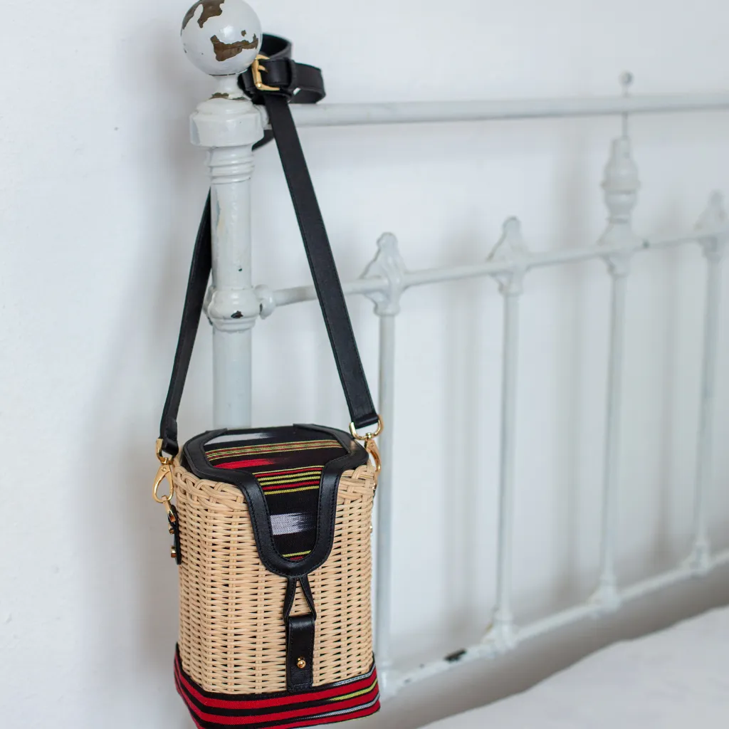 PARPALİ - Black Wicker Cross Body Bag sold by Folklore Shop product image thumbnail 5