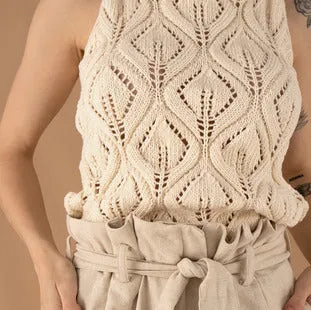 knit top eucalyptus sold by Folklore Shop product image thumbnail 4