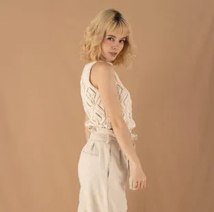 knit top eucalyptus sold by Folklore Shop product image thumbnail 2