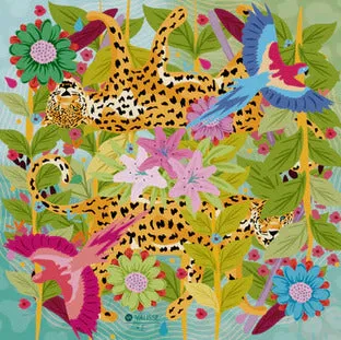 leopard-spotted scarf sold by Folklore Shop