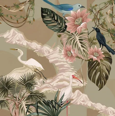 jungle sunset handkerchief sold by Folklore Shop