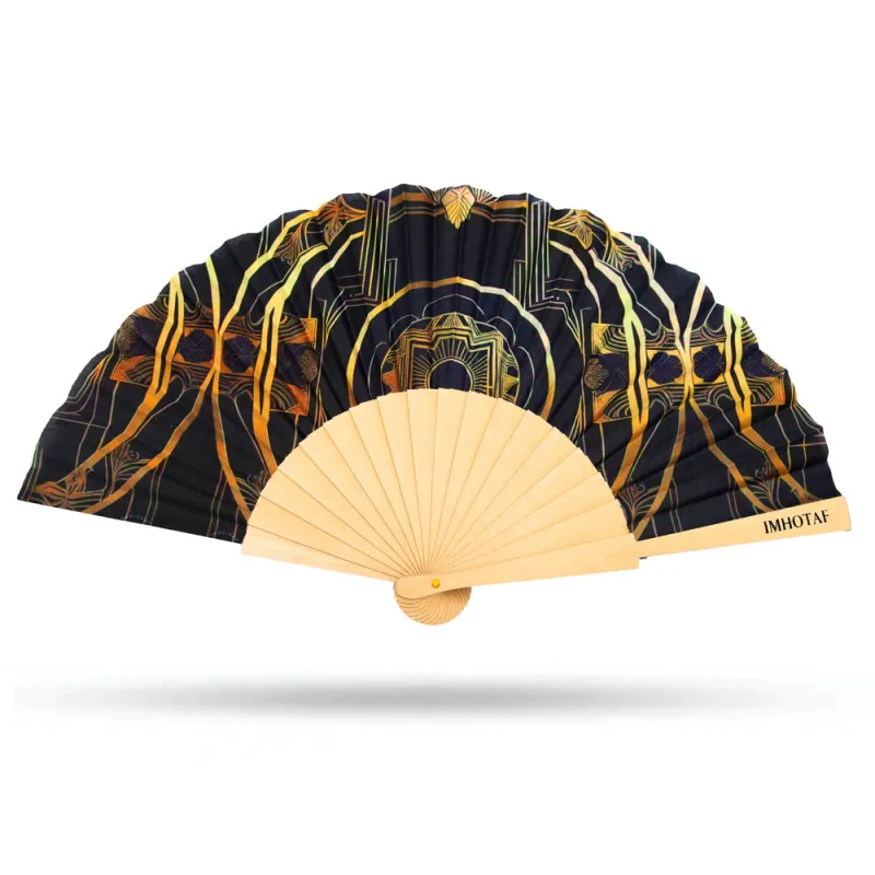 Art Deco Hand Fan made by Folklore Shop