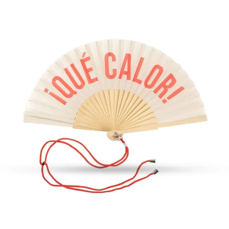 Que Calor Hand Fan sold by Folklore Shop