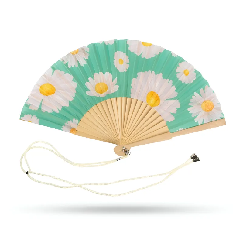 Daisies Hand Fan sold by Folklore Shop