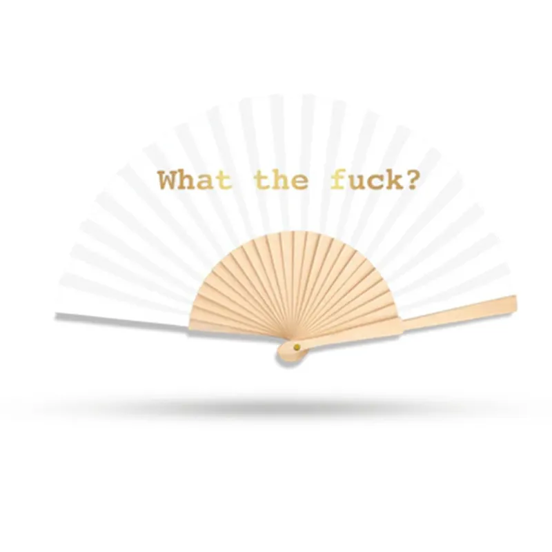 WTF Hand Fan sold by Folklore Shop