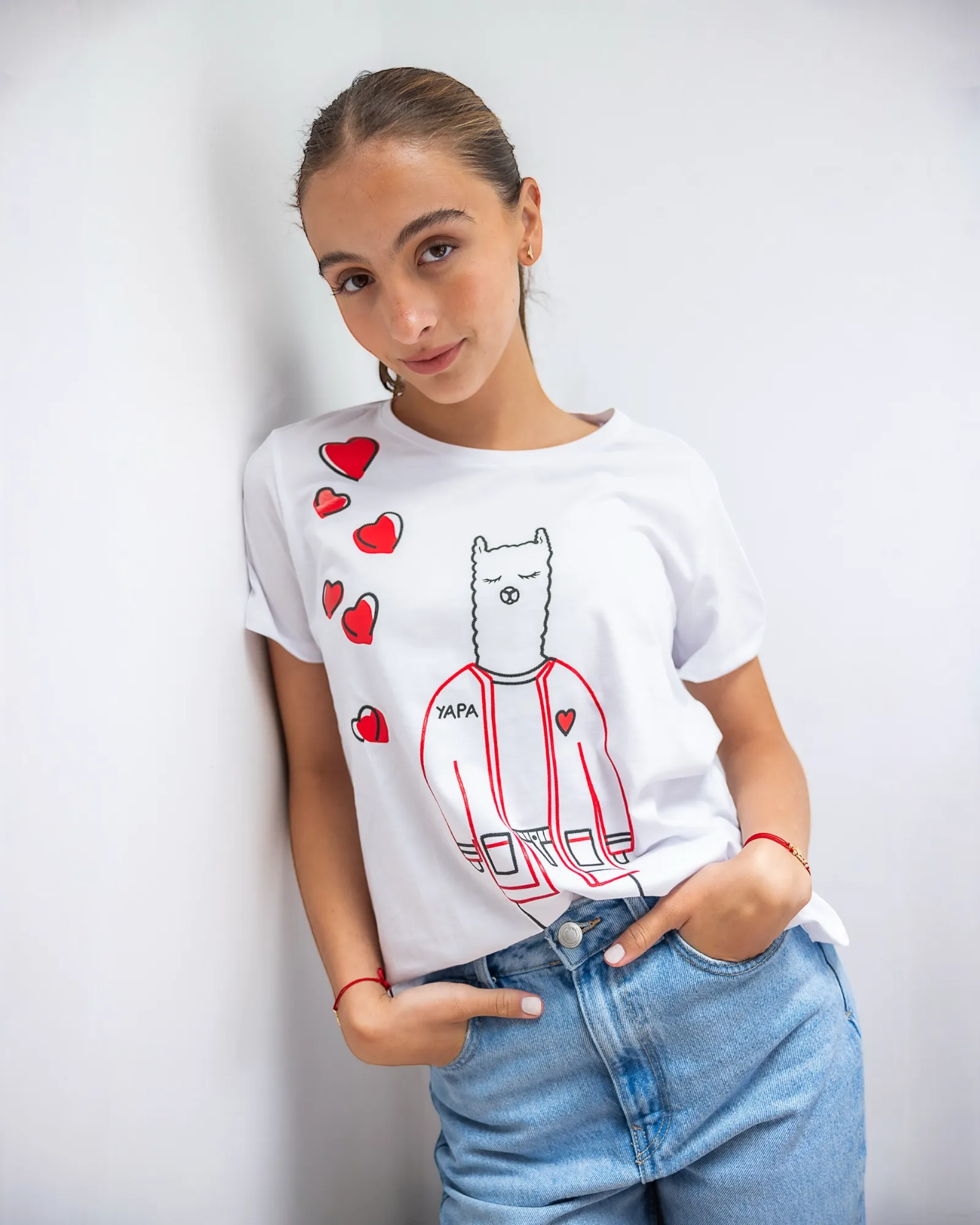 Alpaca graphic T-Shirt Love sold by Folklore Shop
