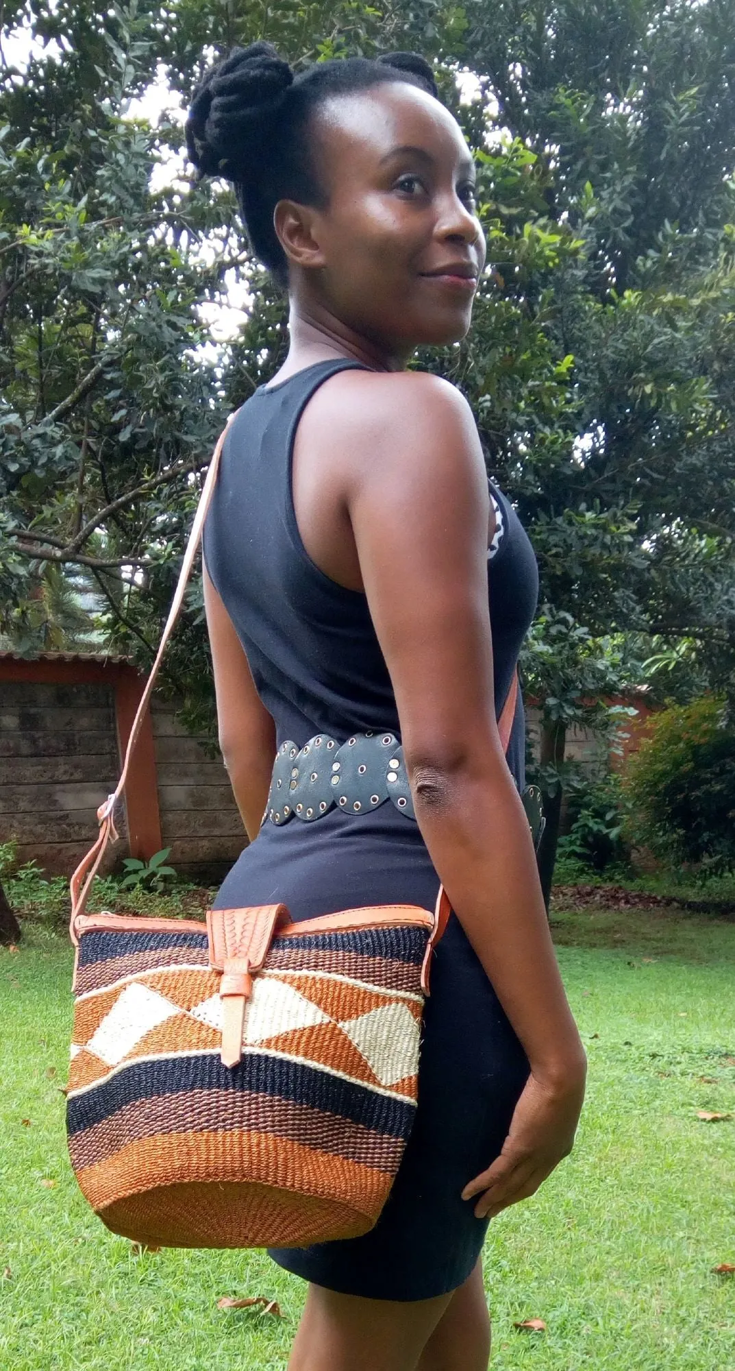 Hand Woven African Crossbody Bag sold by Folklore Shop product image thumbnail 2