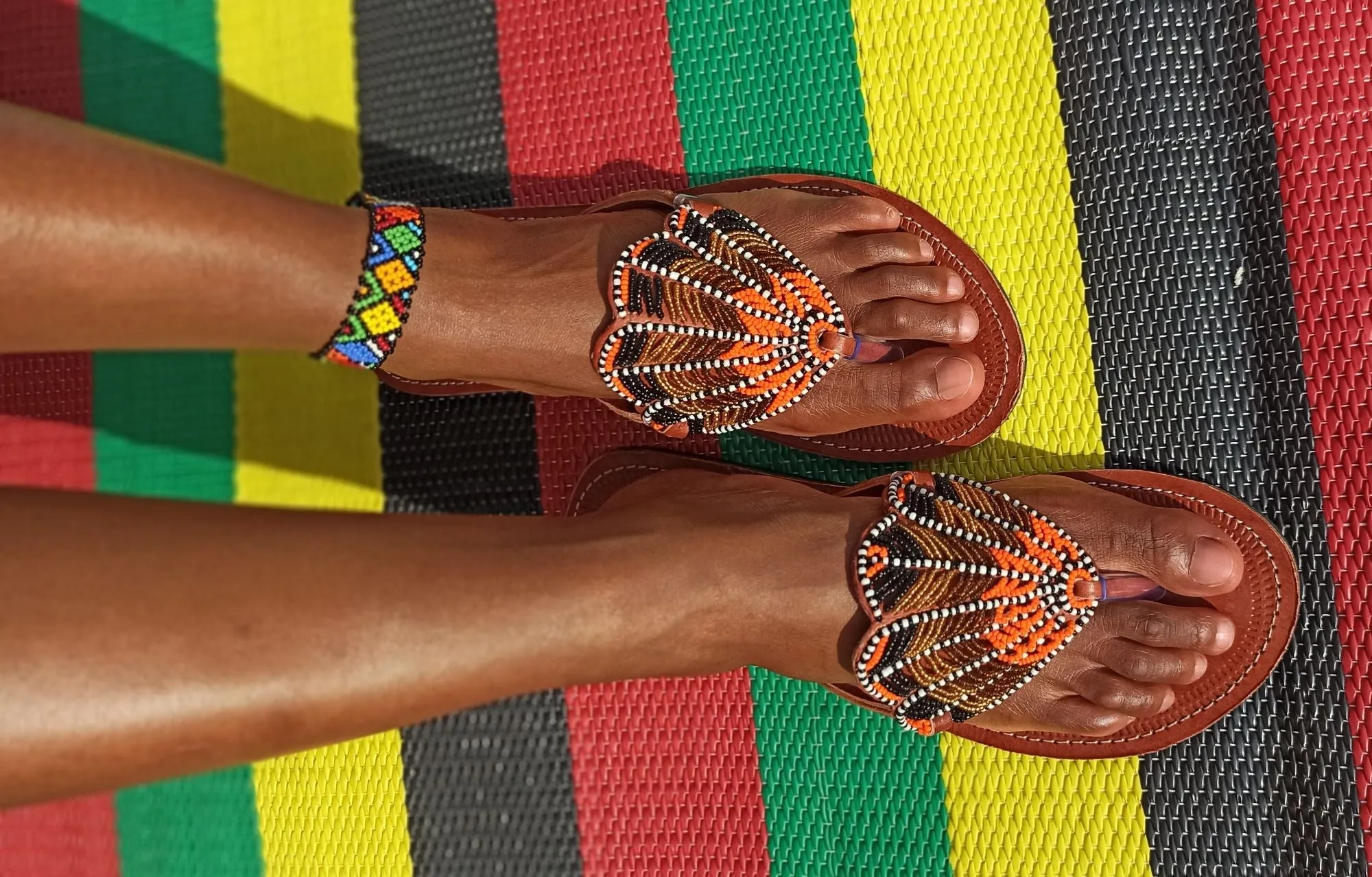 Beaded Leather Sandals sold by Folklore Shop product image thumbnail 4