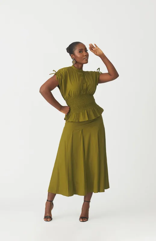 Oriri midi skirt sold by Folklore Shop