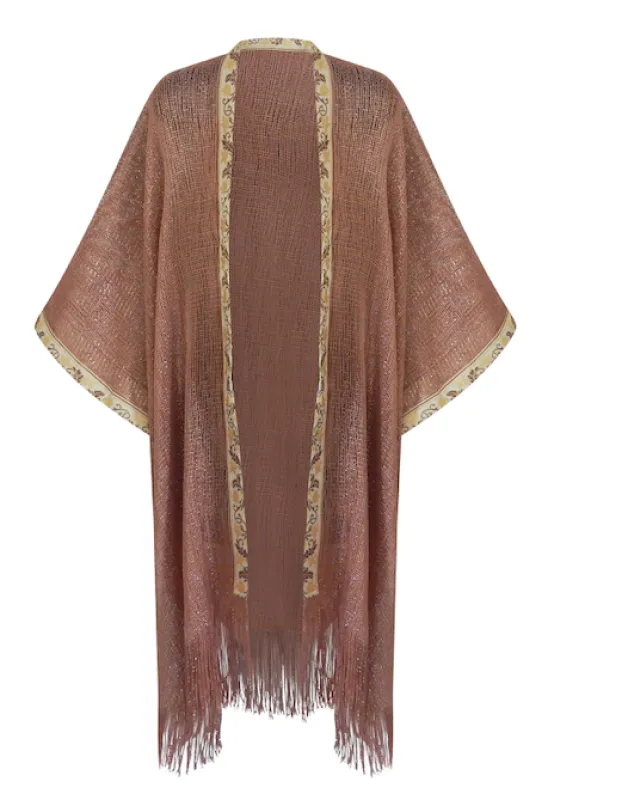 Rose pink cover up made by Folklore Shop