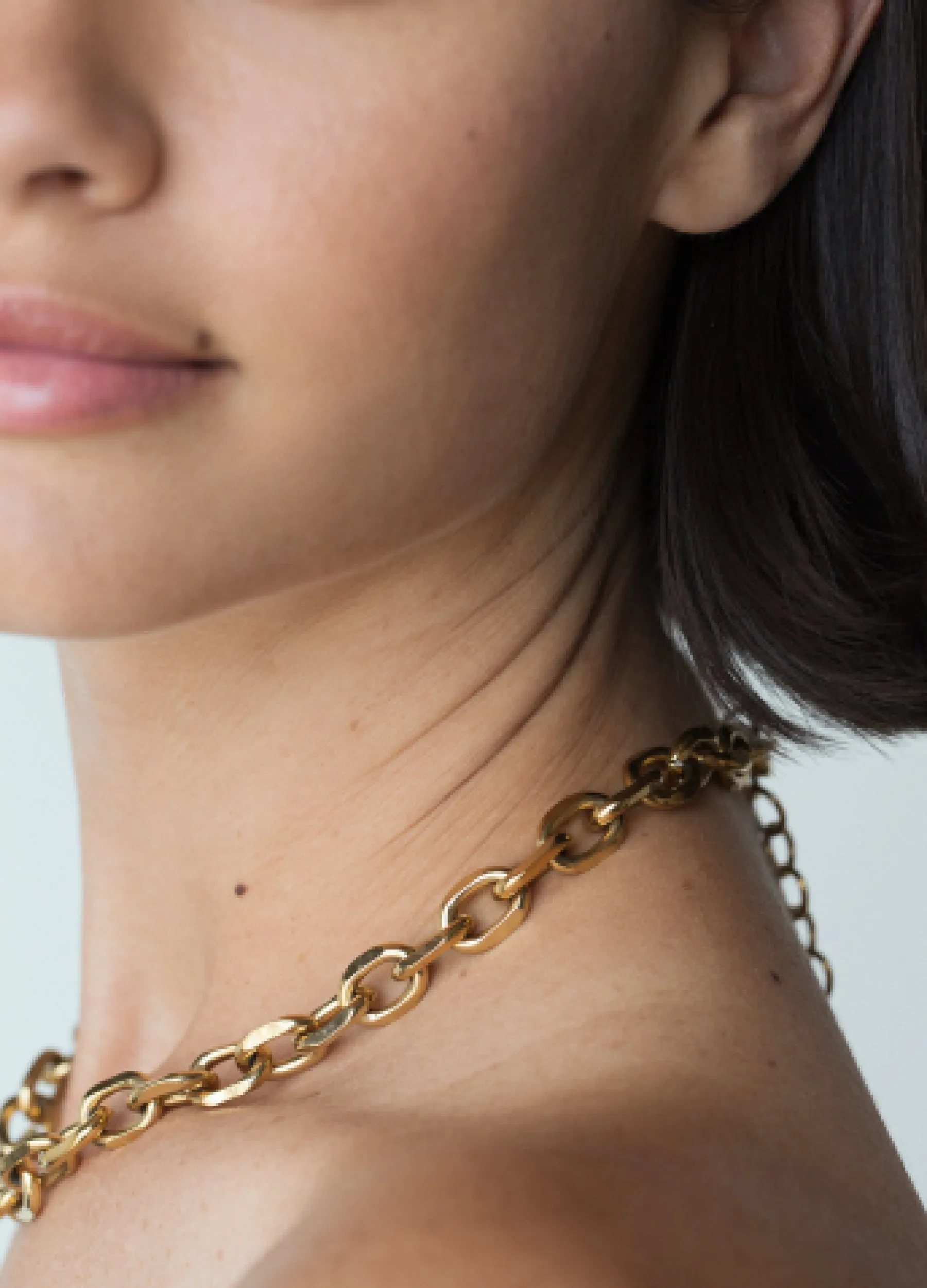 Guy Chain Gold Chunky Chain Necklace sold by Folklore Shop product image thumbnail 2