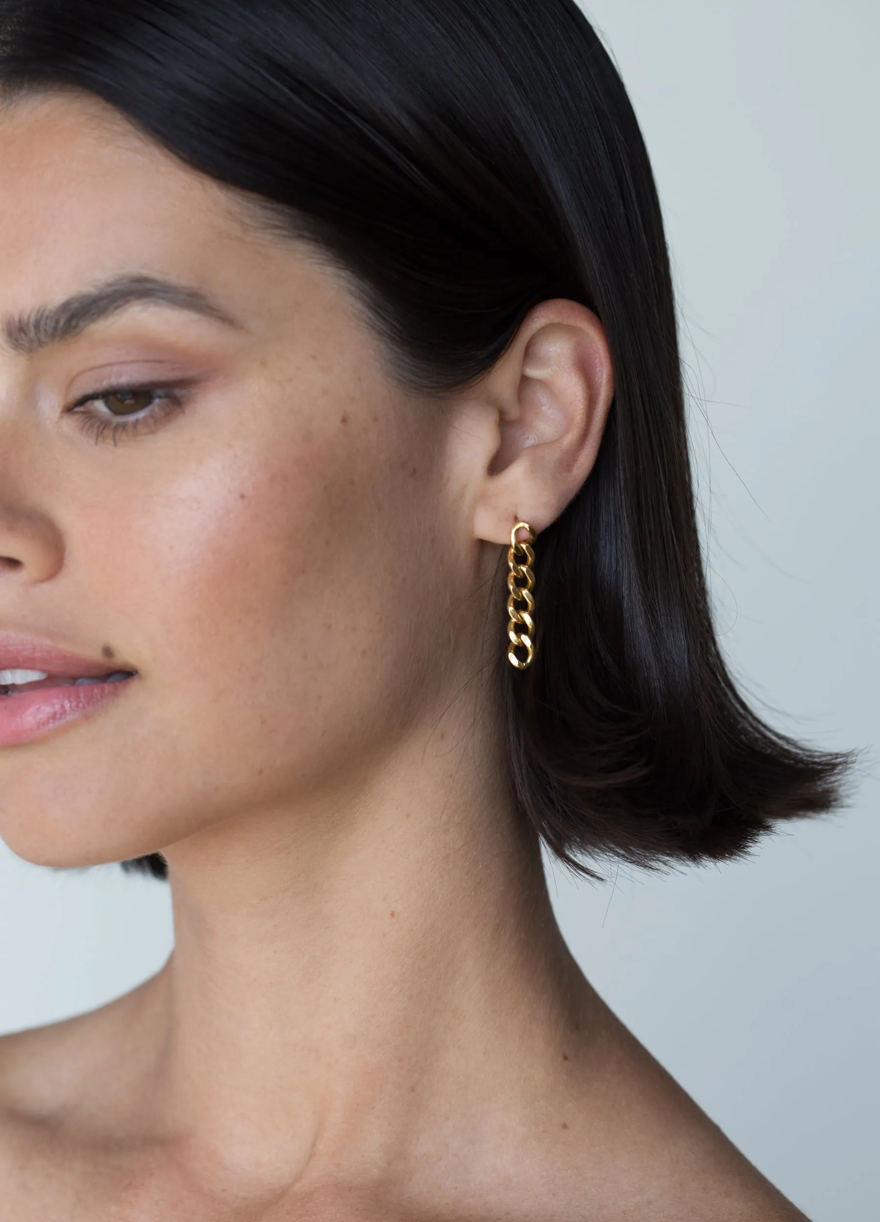 Cuban Chain Earring sold by Folklore Shop product image thumbnail 2