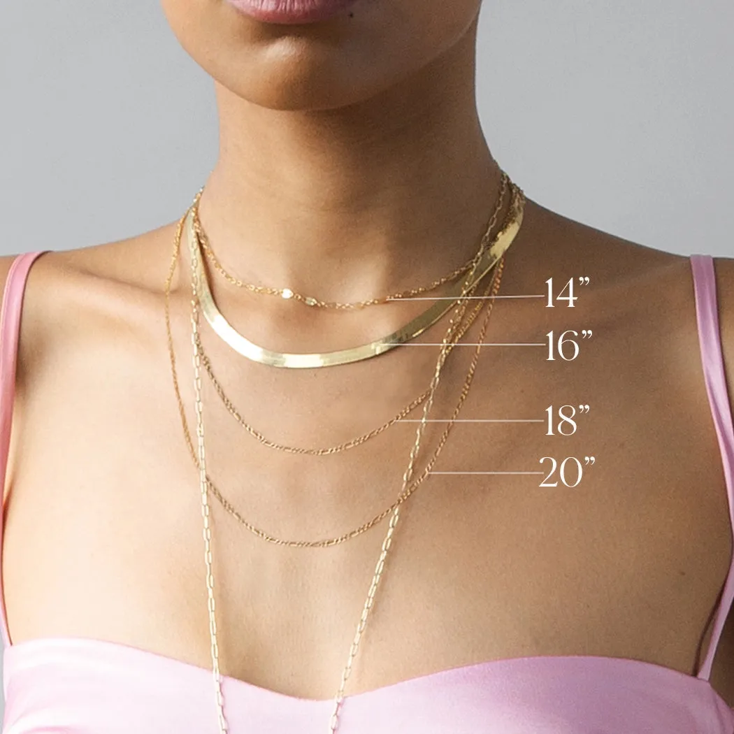 Sophia Gold Delicate Dainty Chain Necklace sold by Folklore Shop product image thumbnail 4