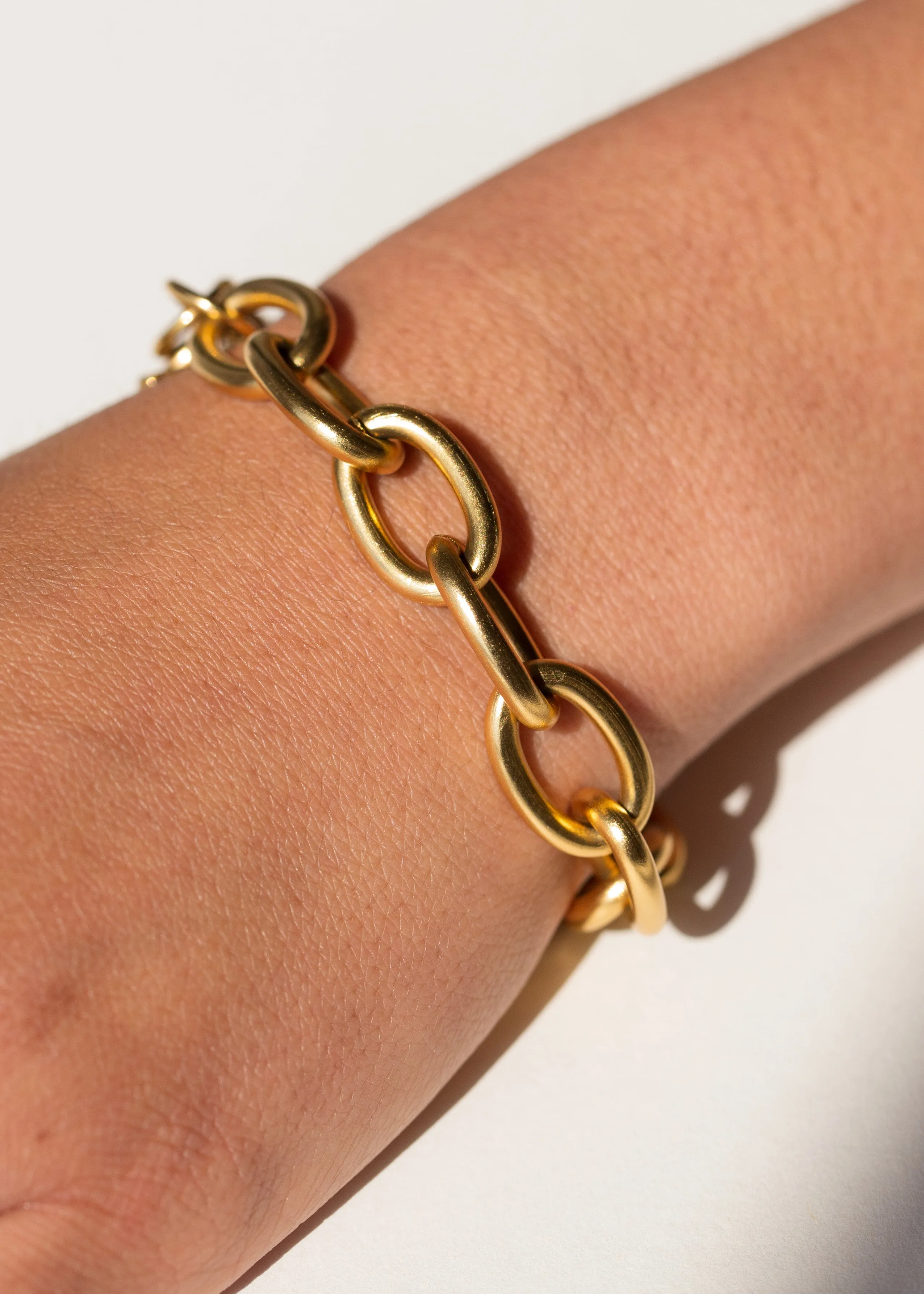 1993 Gold Chain Bracelet sold by Folklore Shop product image thumbnail 2