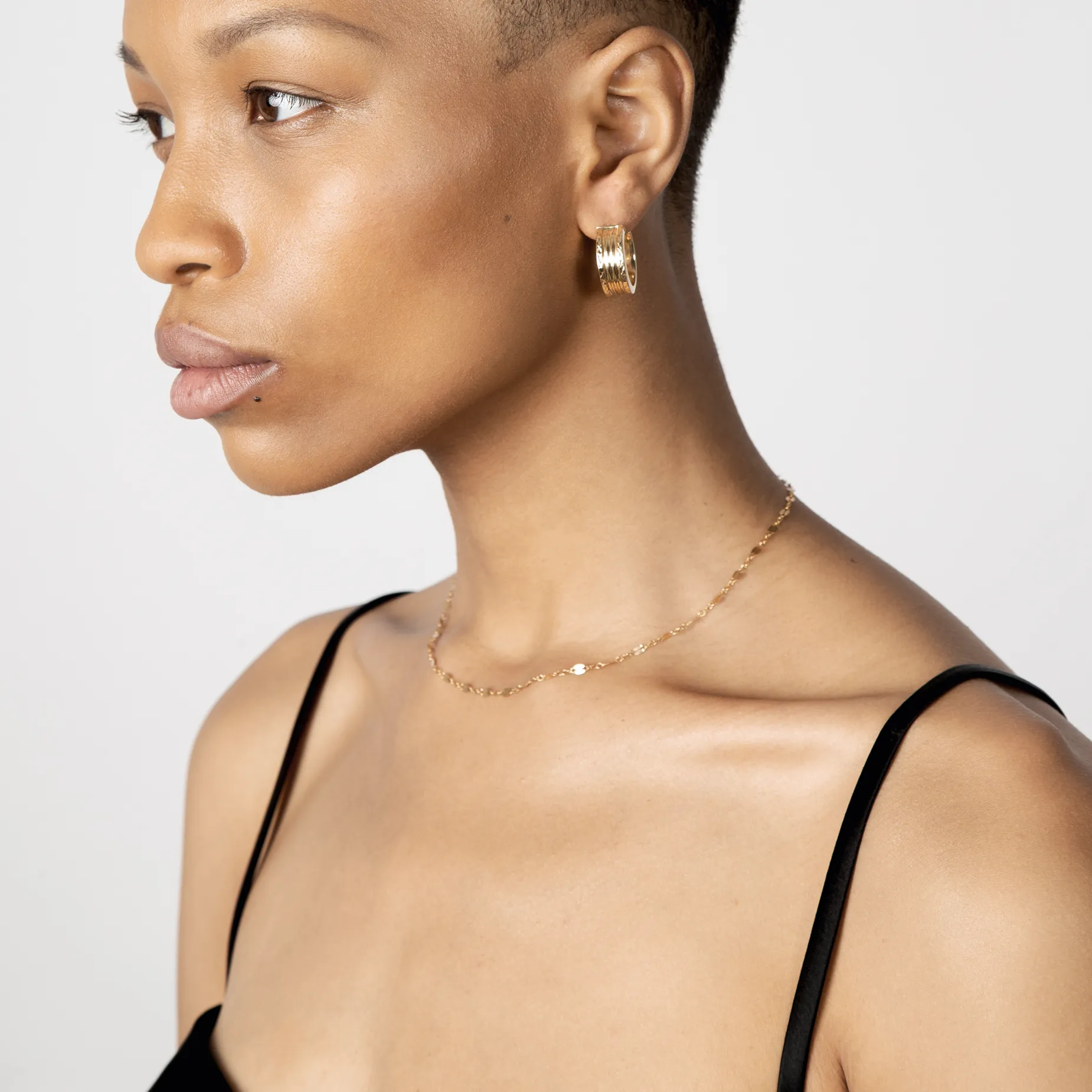 Sofia Gold Delicate Dainty Gold Chain Necklace sold by Folklore Shop product image thumbnail 3