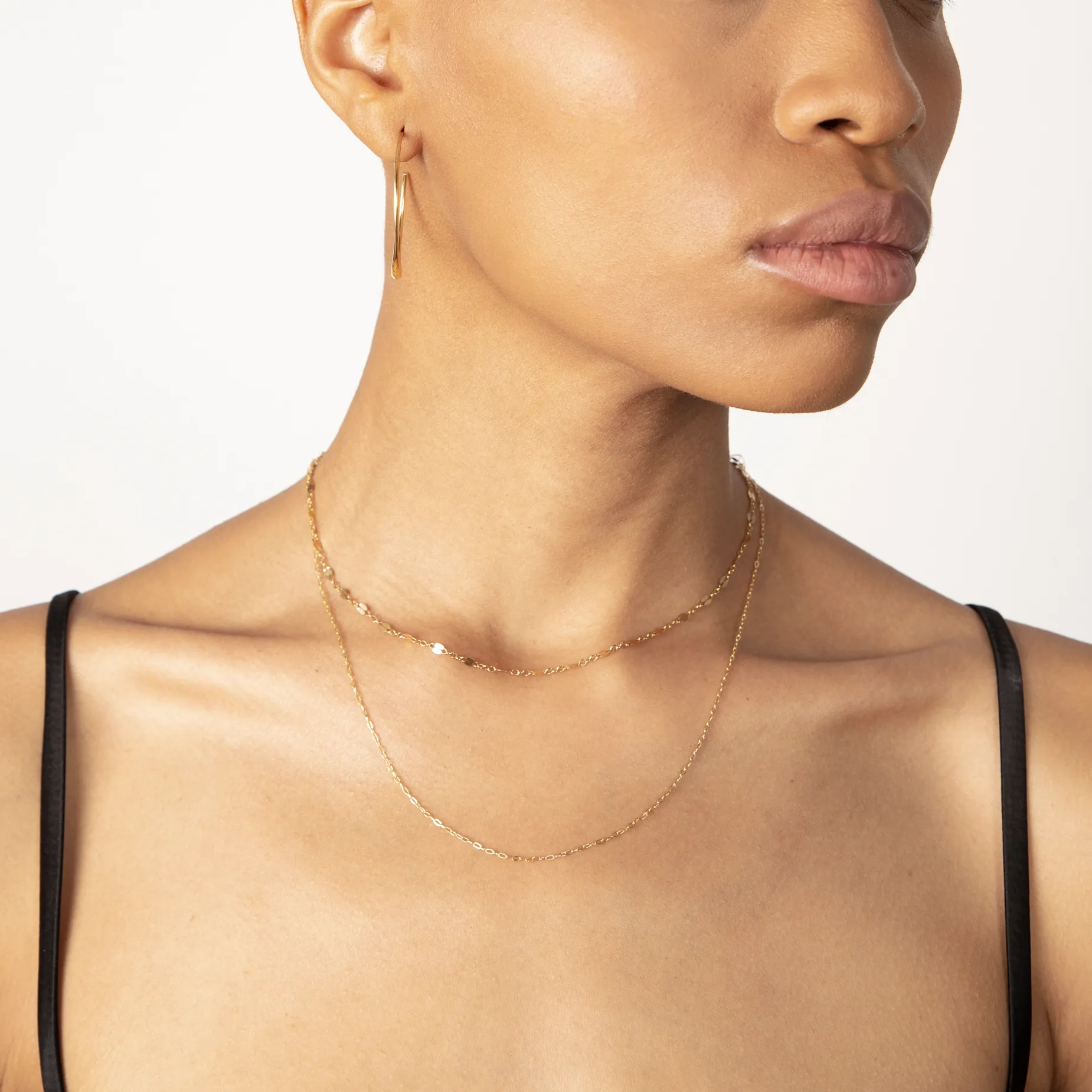 Sofia Gold Delicate Dainty Gold Chain Necklace sold by Folklore Shop product image thumbnail 2