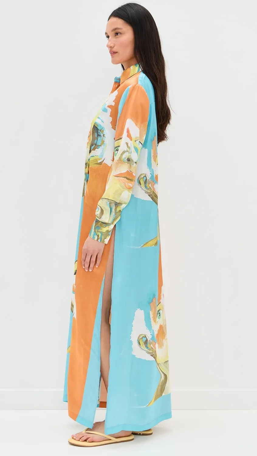 Kesi Maxi Shirt Dress sold by Folklore Shop product image thumbnail 2