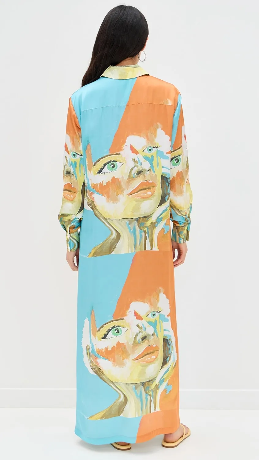 Kesi Maxi Shirt Dress sold by Folklore Shop product image thumbnail 3