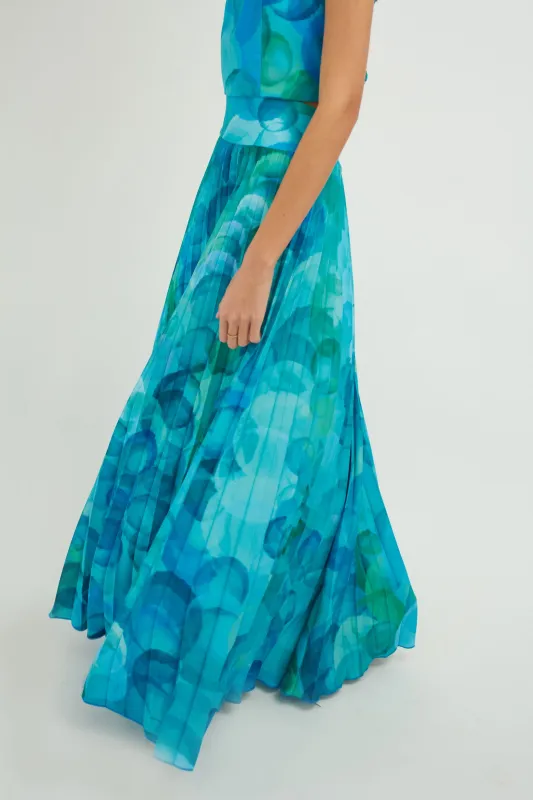 Free Pleated Rhythm of Colors Skirt sold by Folklore Shop