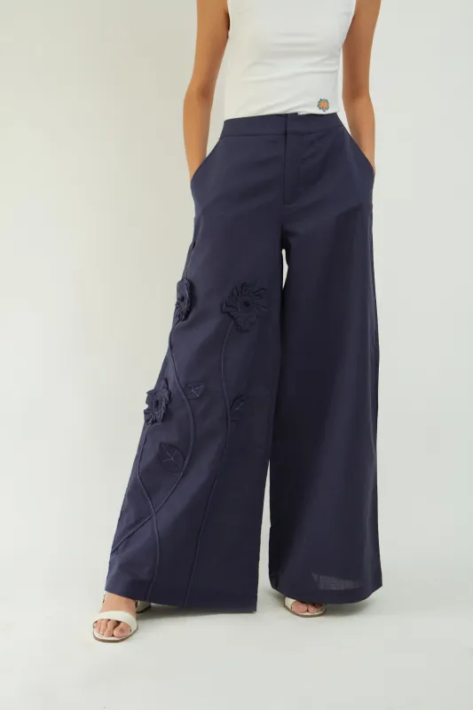 Orchid 3D Linen Pant sold by Folklore Shop
