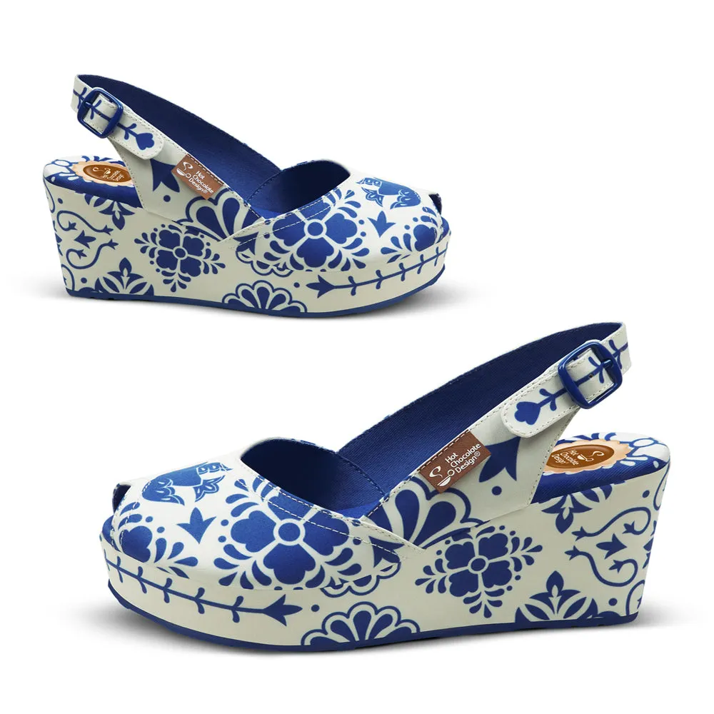 Talavera Women's Wedge Sandals sold by Folklore Shop product image thumbnail 4