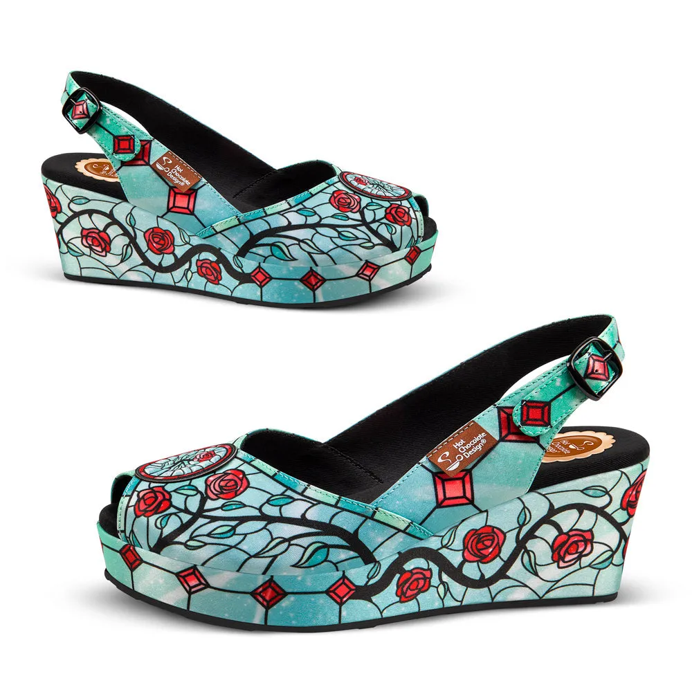 Stained Roses Women's Sandal sold by Folklore Shop product image thumbnail 4