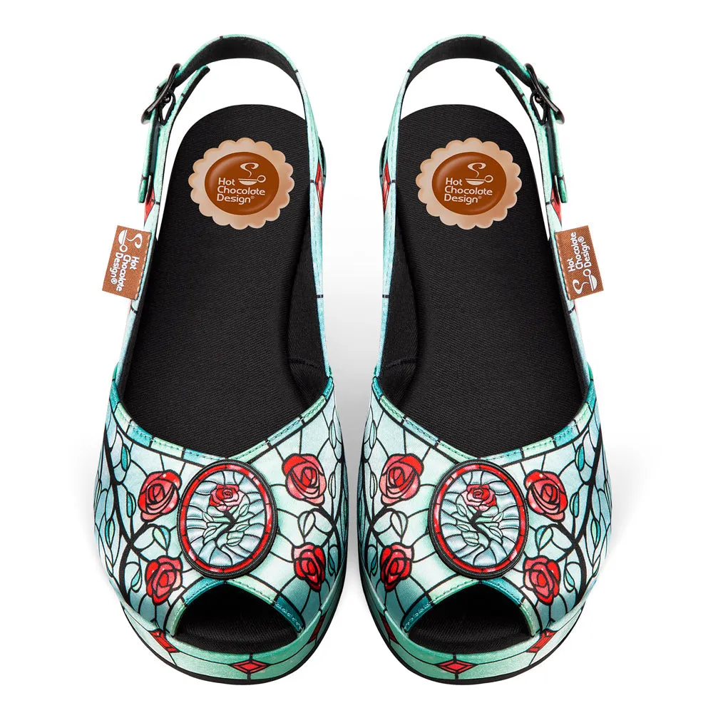 Stained Roses Women's Sandal sold by Folklore Shop product image thumbnail 2