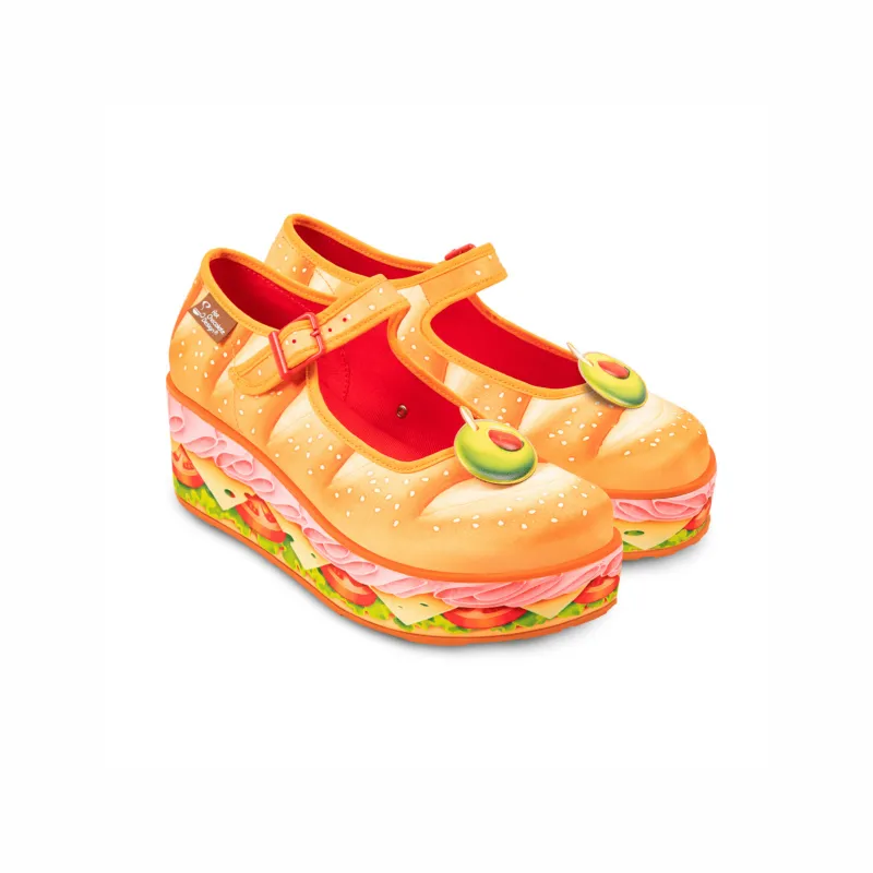 Footlong Women's Mary Jane Platforms made by Folklore Shop