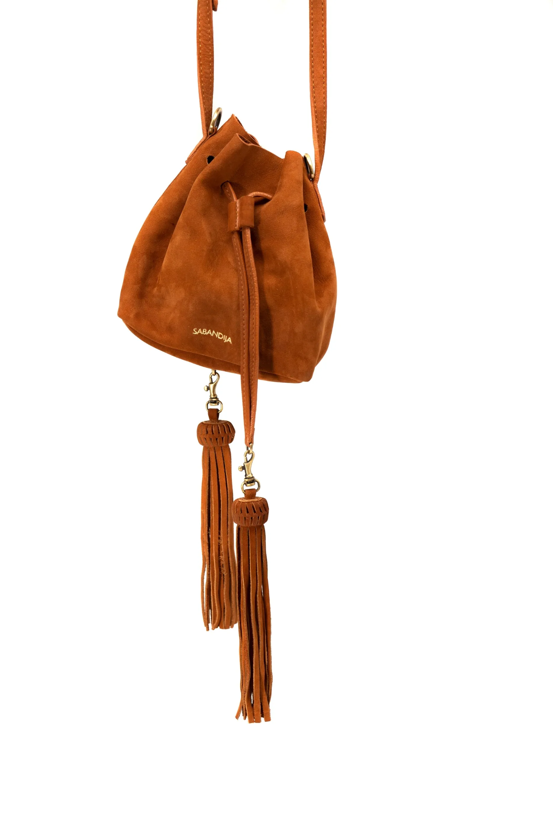 Lechuza Suede Crossbody Bag sold by Folklore Shop