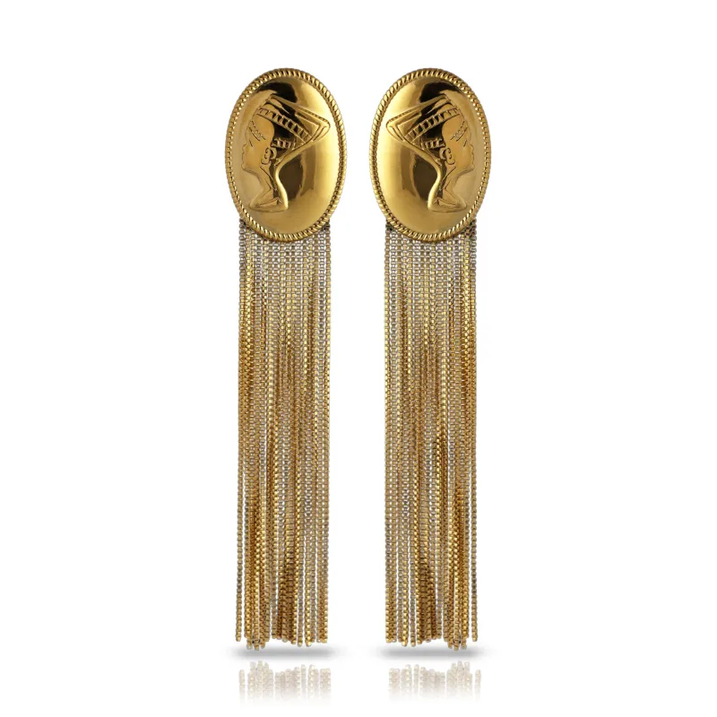 Neffie Fringe Earrings sold by Folklore Shop