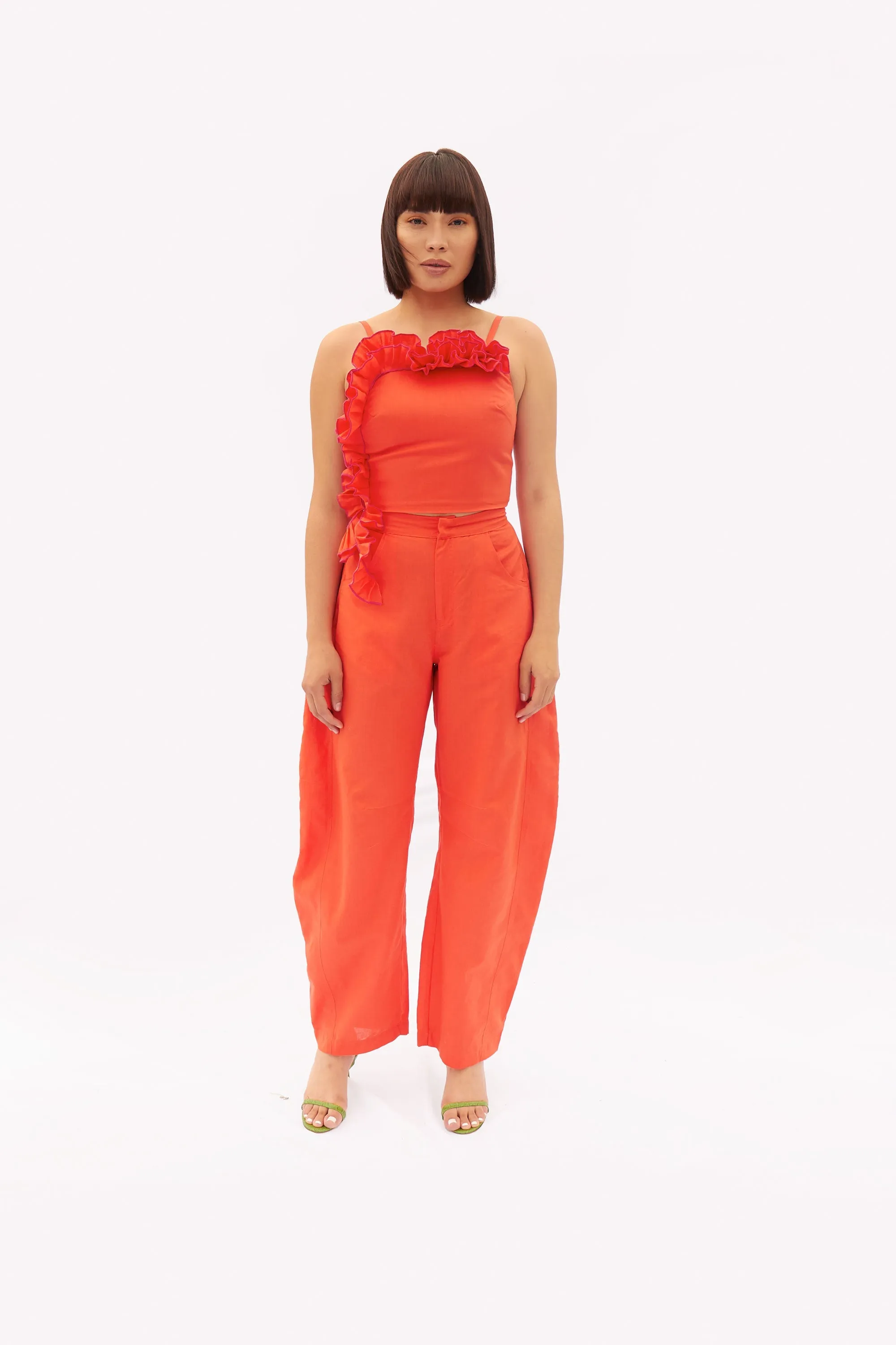 Aria Barrel Pants sold by Folklore Shop product image thumbnail 4