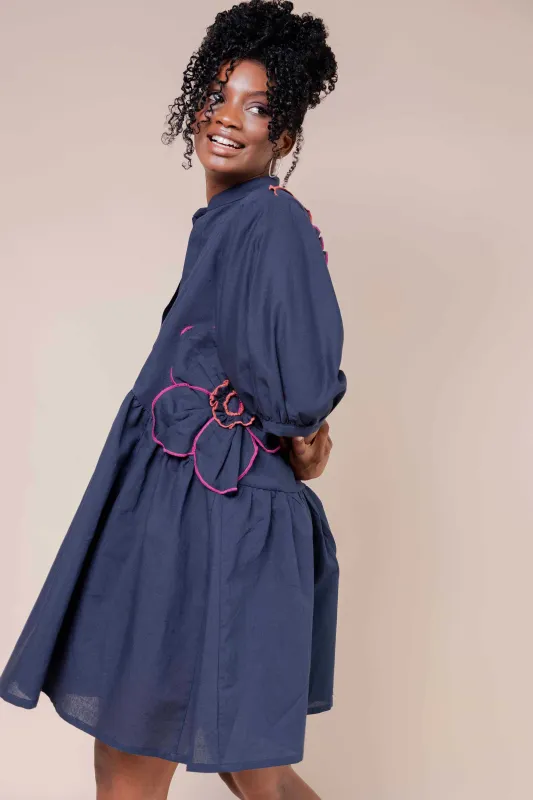 Mila Linen Dress sold by Folklore Shop