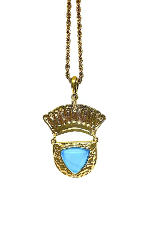 Chalcedony Venilia Necklace sold by Folklore Shop