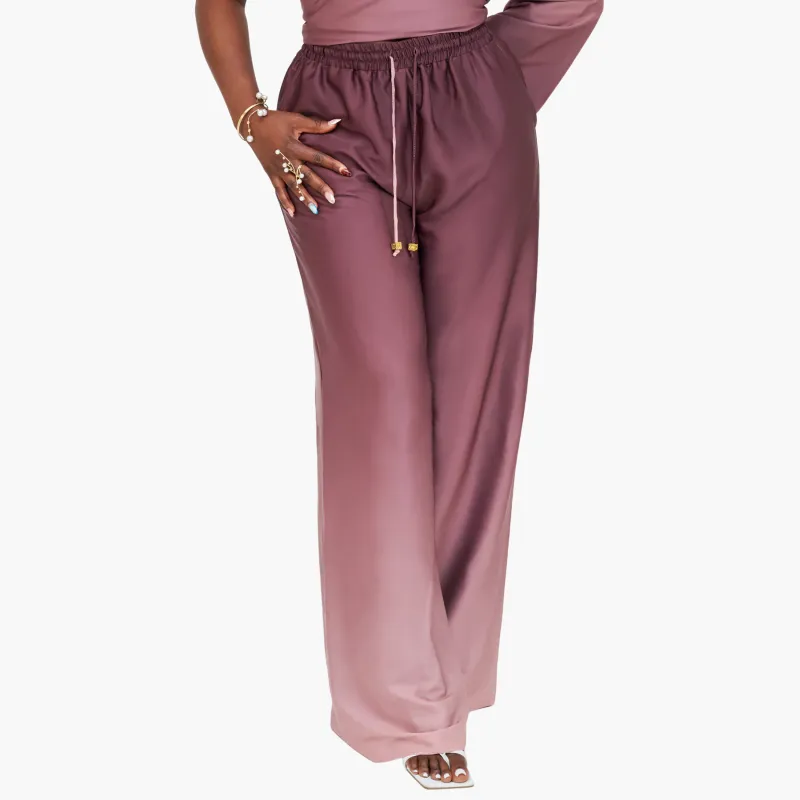 High Waisted Wide Leg Drawstring Pants sold by Folklore Shop