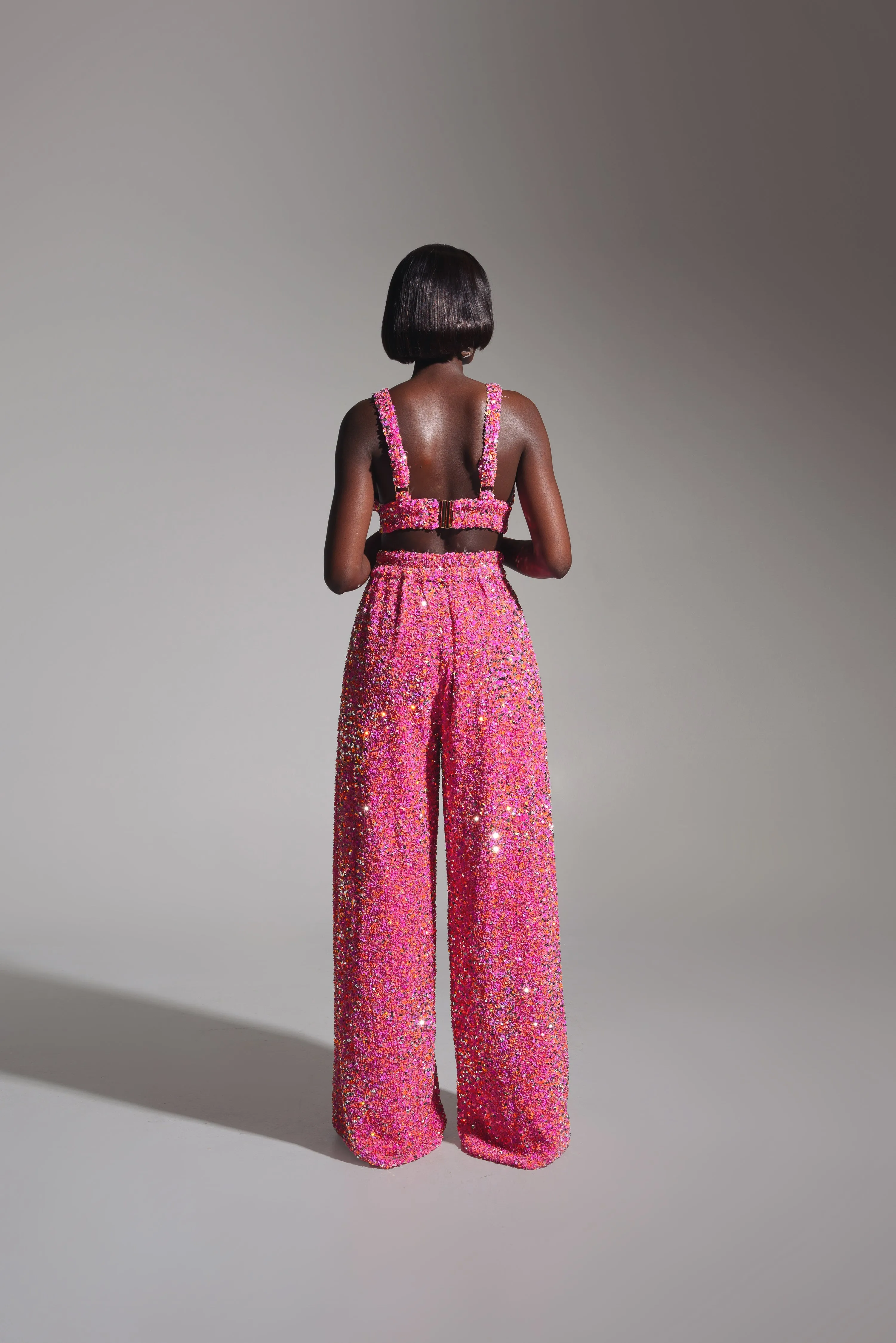 LIZA Sequin Bra Top in TOURMALINE sold by Folklore Shop product image thumbnail 3