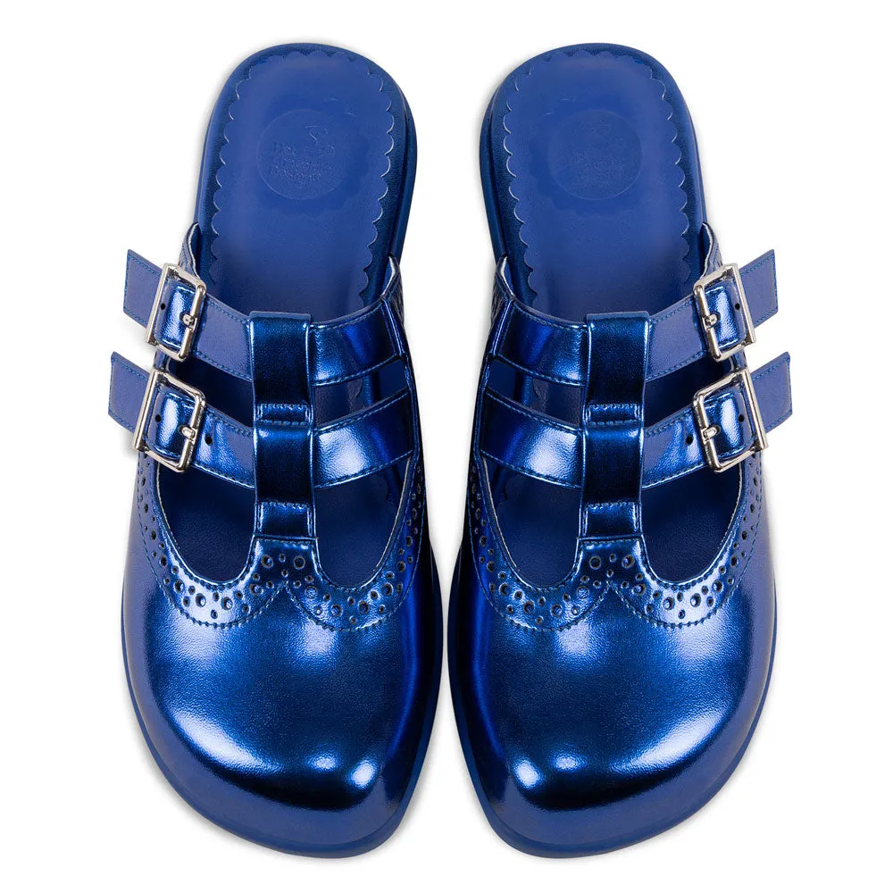 Chrome Crush Blue Women's Clog sold by Folklore Shop