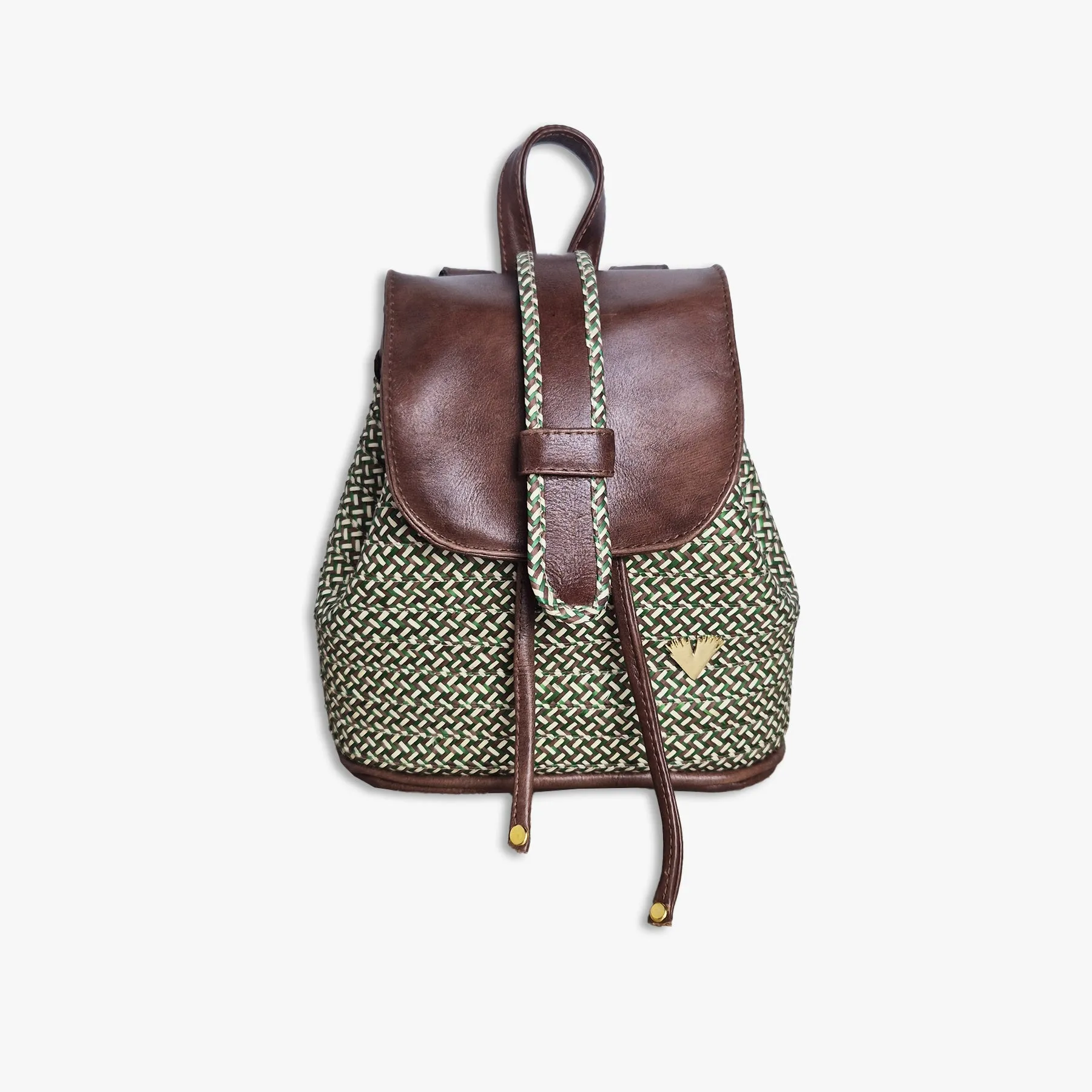 MiniBackPack Brown sold by Folklore Shop product image thumbnail 2