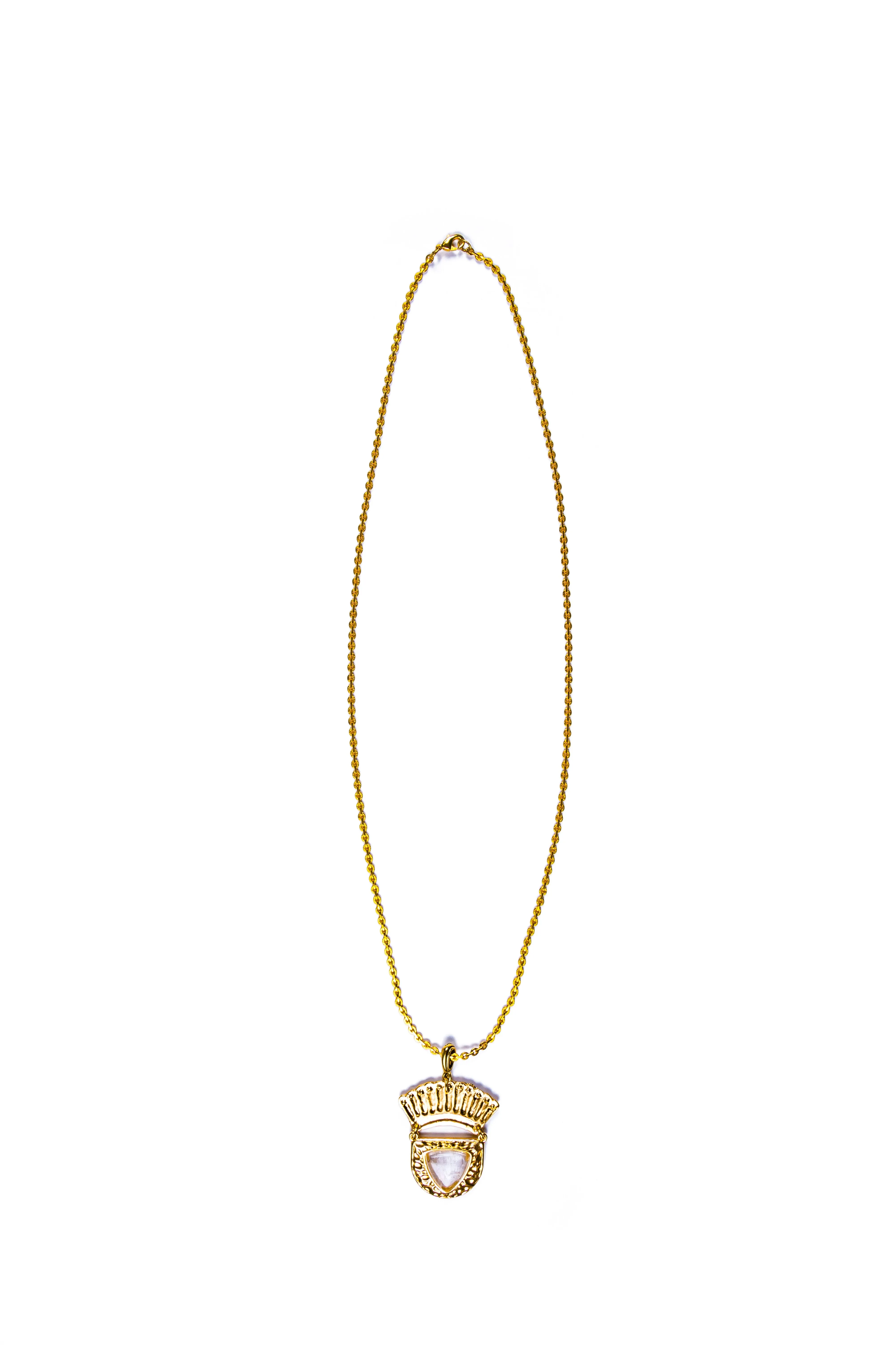 Clear Quartz Venilia Necklace sold by Folklore Shop product image thumbnail 2