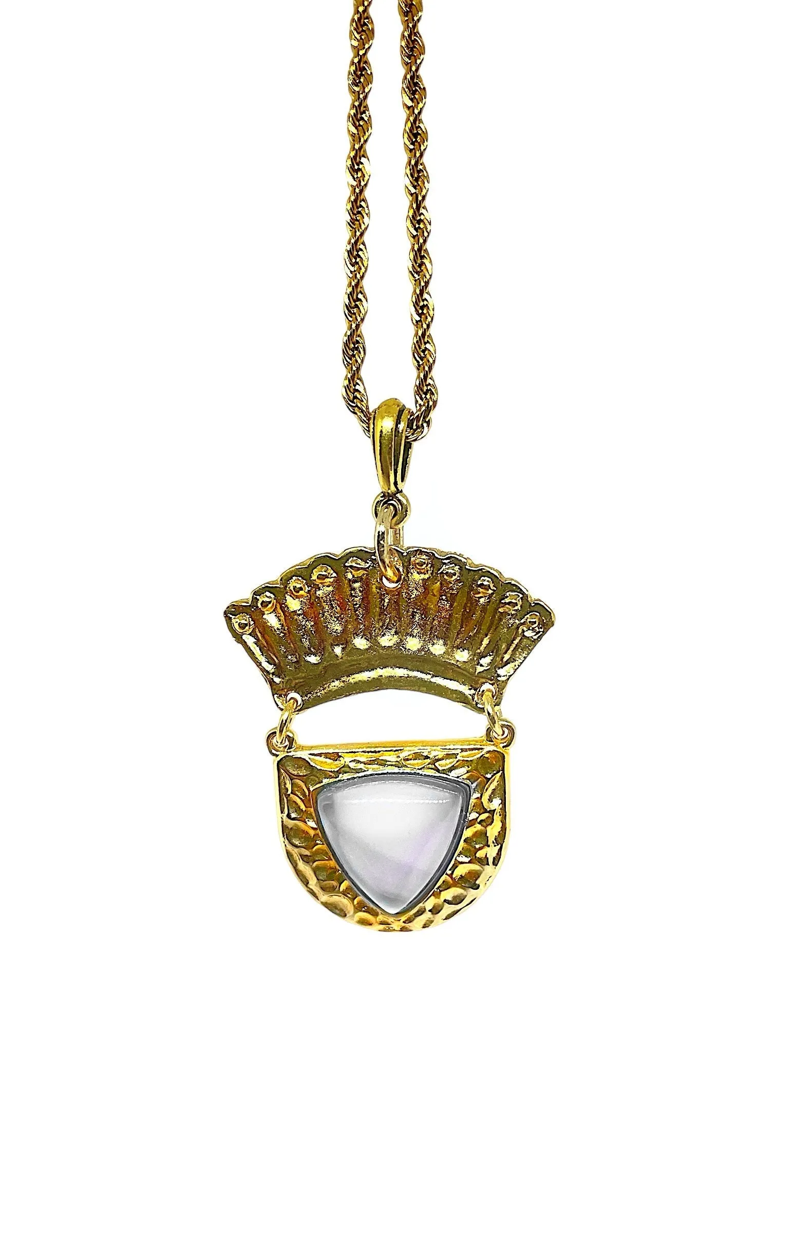 Clear Quartz Venilia Necklace sold by Folklore Shop