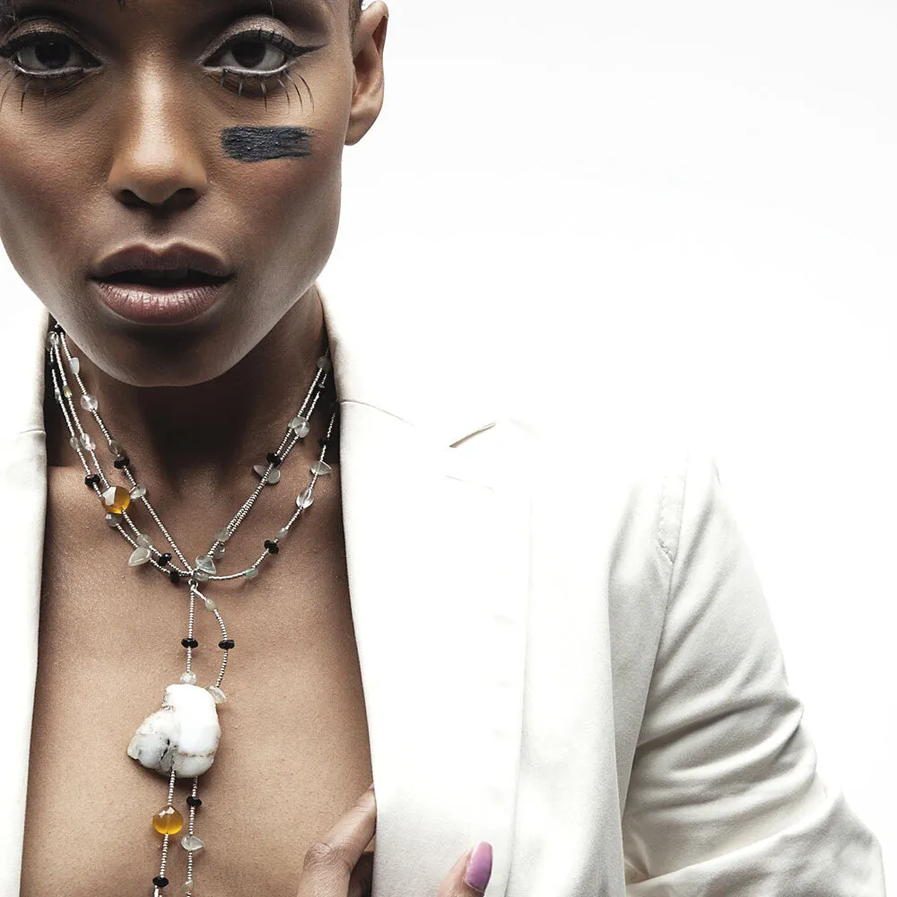 Blue River Chime Necklace sold by Folklore Shop product image thumbnail 2