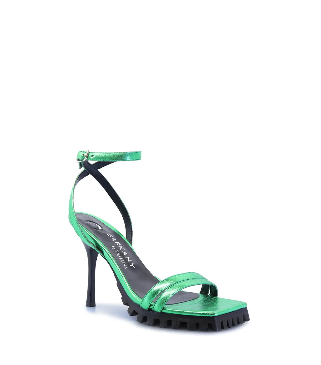 Metallic Green Heels with Eco-Friendly Comfort sold by Folklore Shop product image thumbnail 3