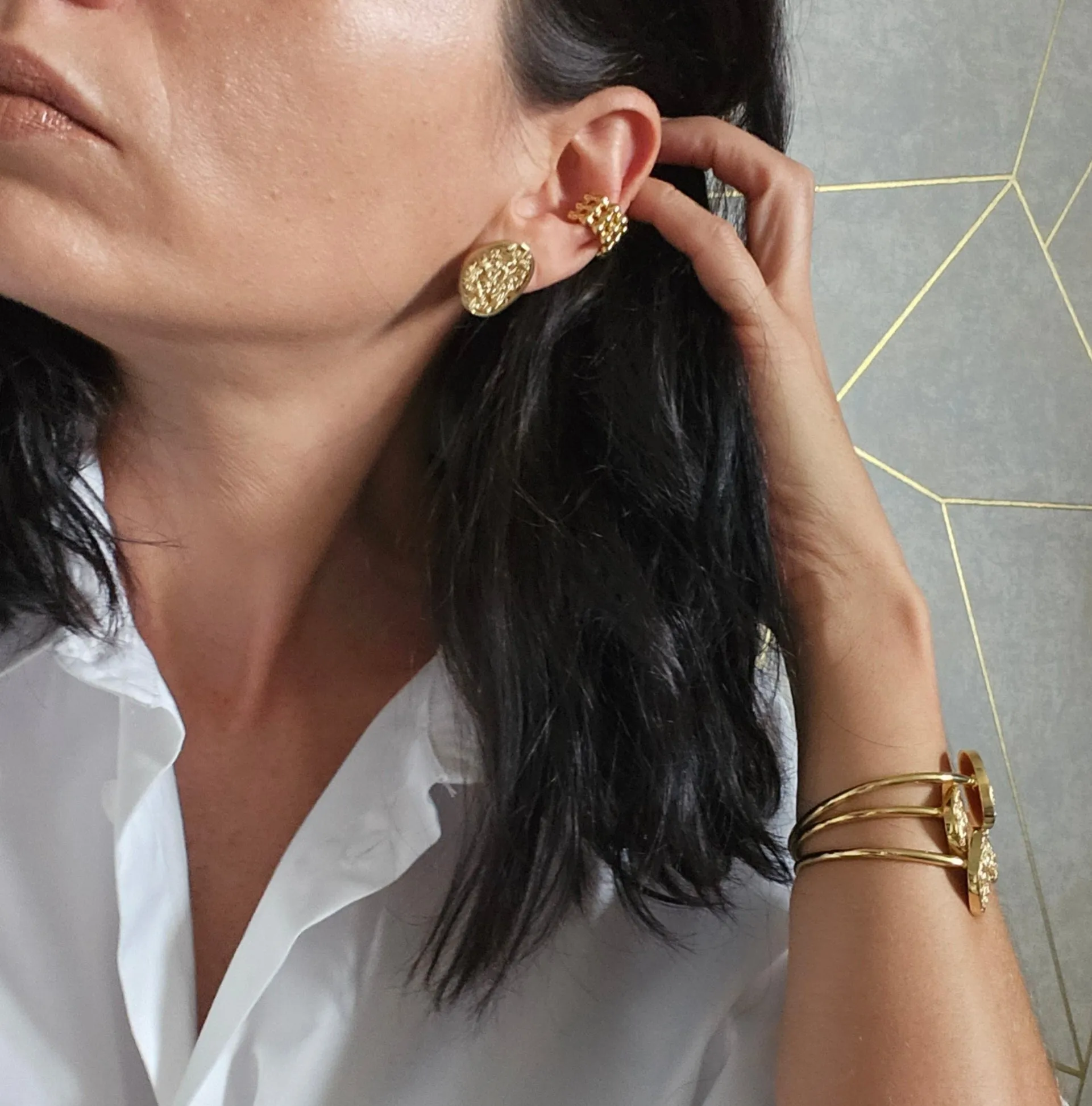 Vida Stud Earrings sold by Folklore Shop product image thumbnail 3