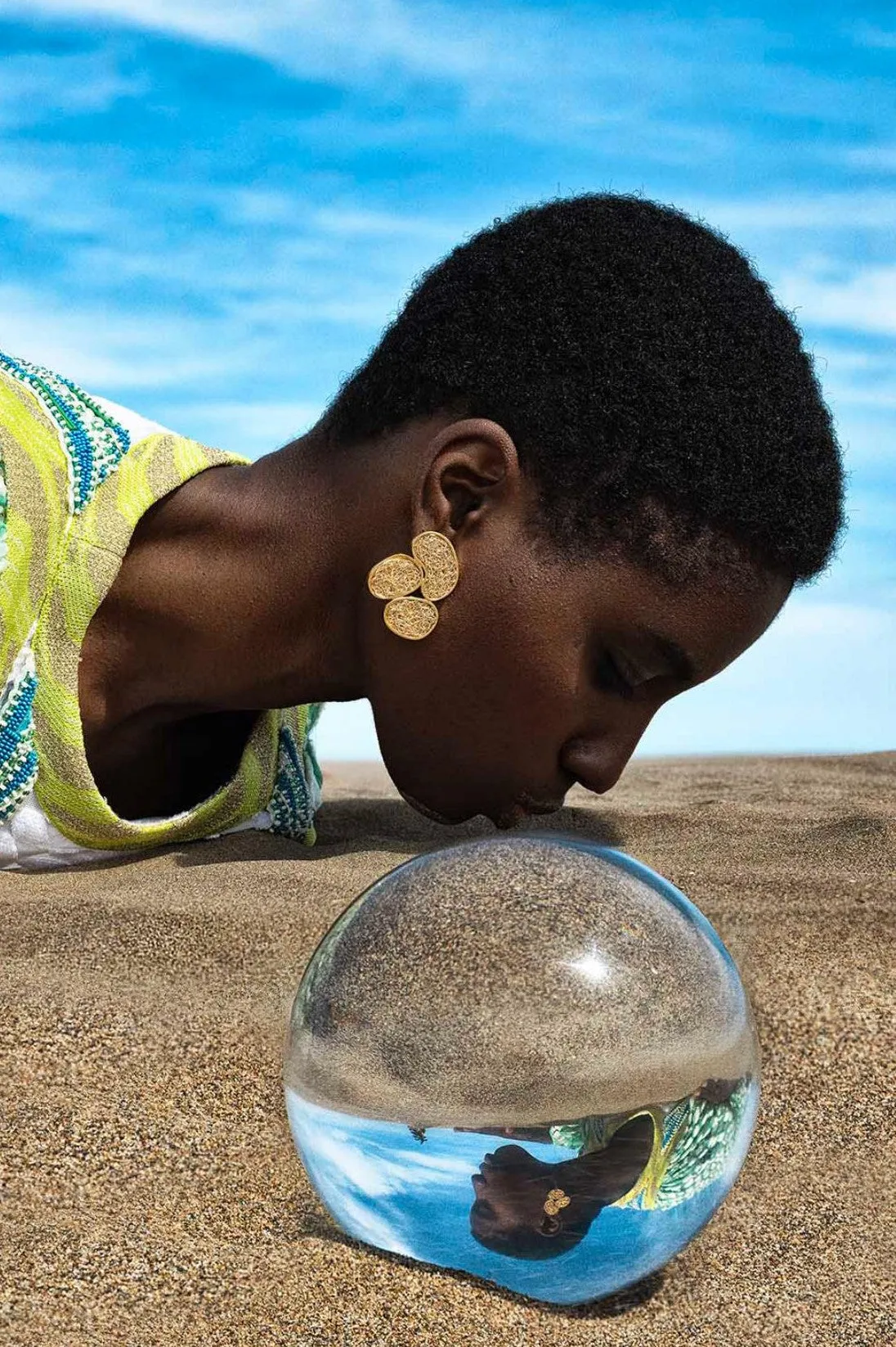 Origin Statement Earrings sold by Folklore Shop product image thumbnail 4