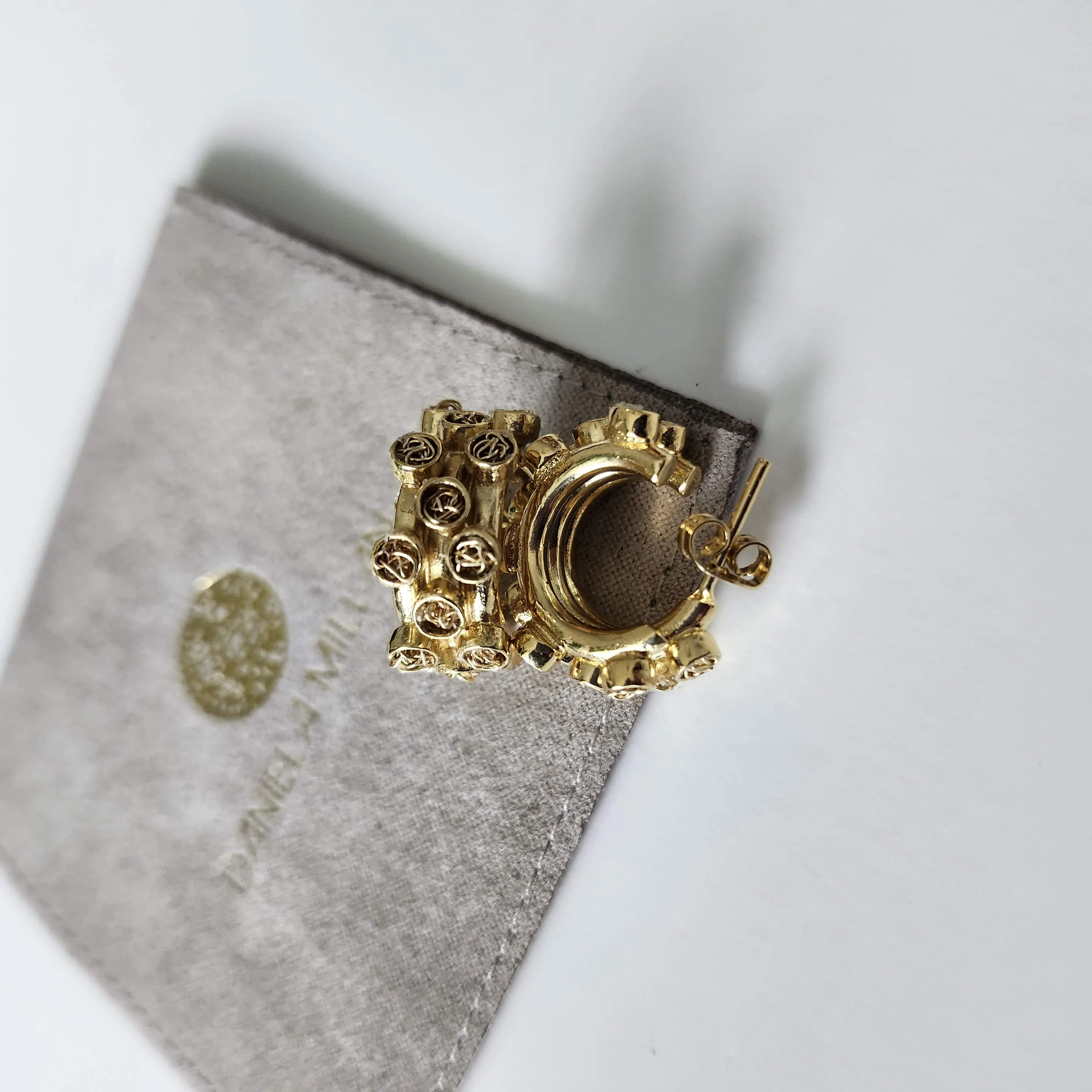 Triple Luxe Hoops sold by Folklore Shop product image thumbnail 2