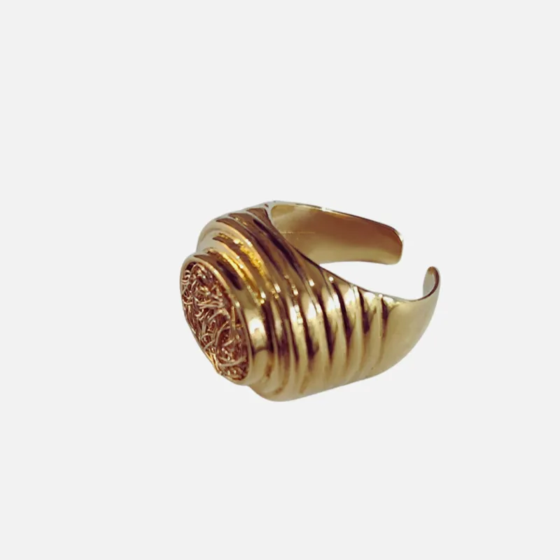Empowered Gold Ring sold by Folklore Shop