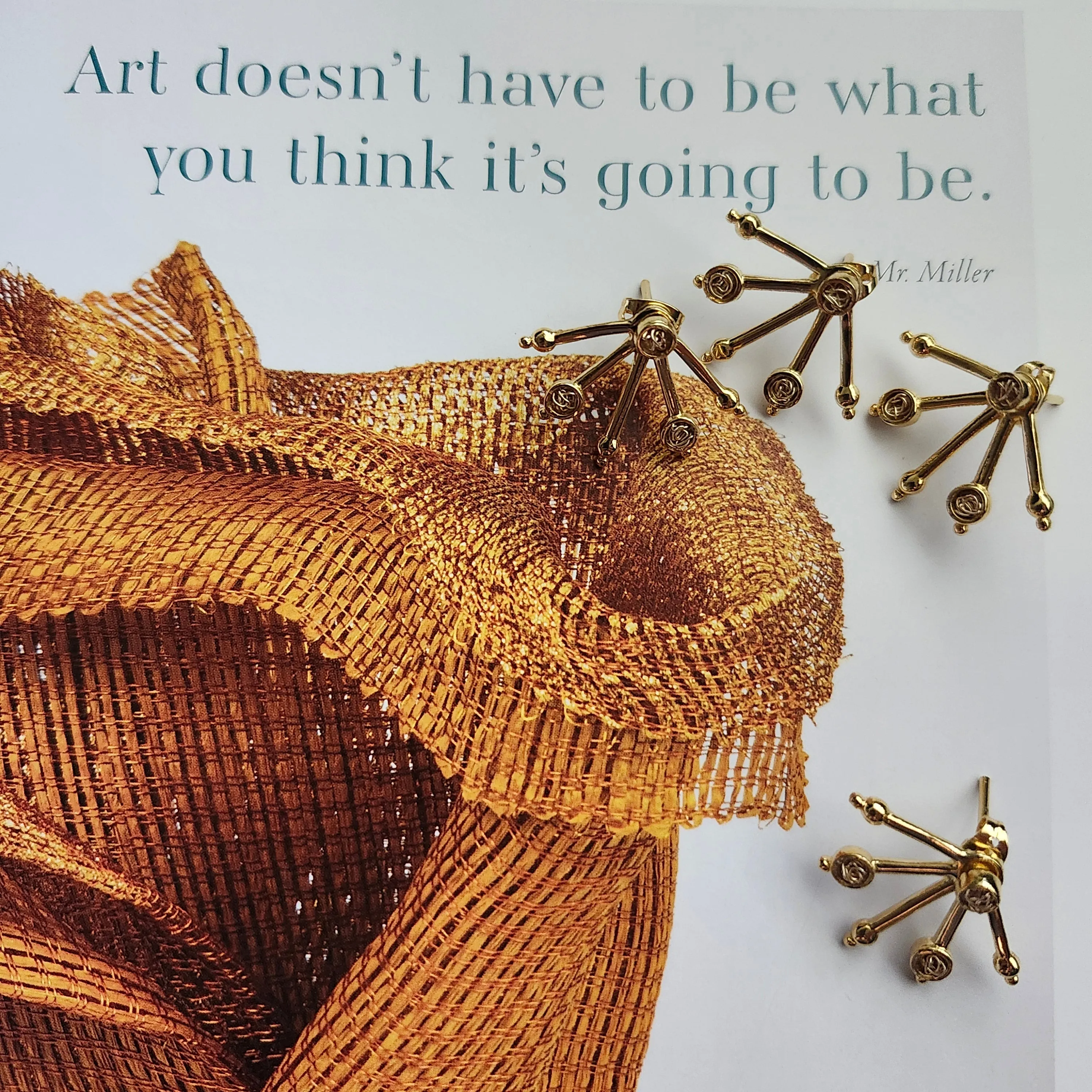 Constellation Ear Jacket Earrings sold by Folklore Shop product image thumbnail 3