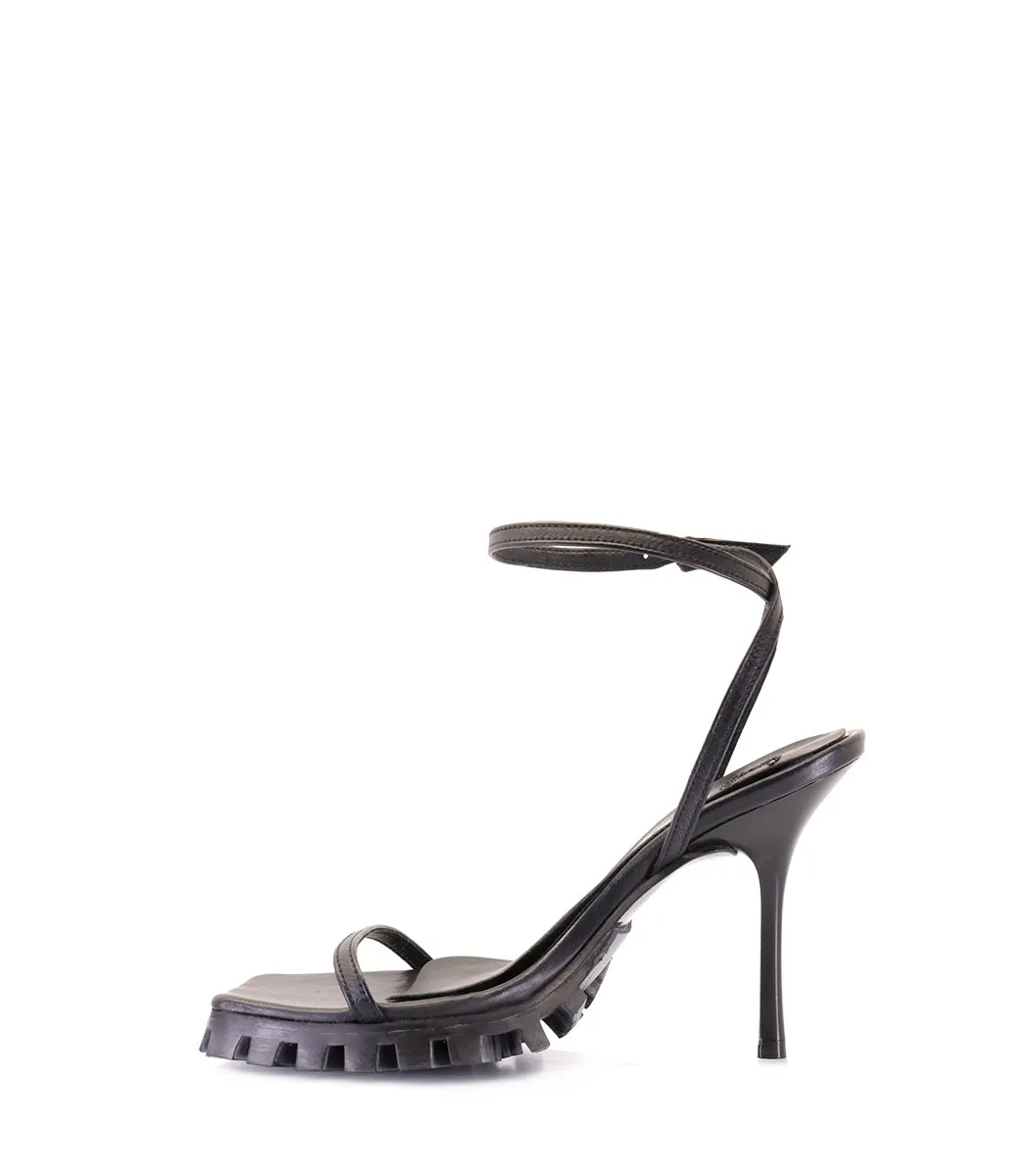 Sleek Black Strappy Heels Fresh sold by Folklore Shop product image thumbnail 3